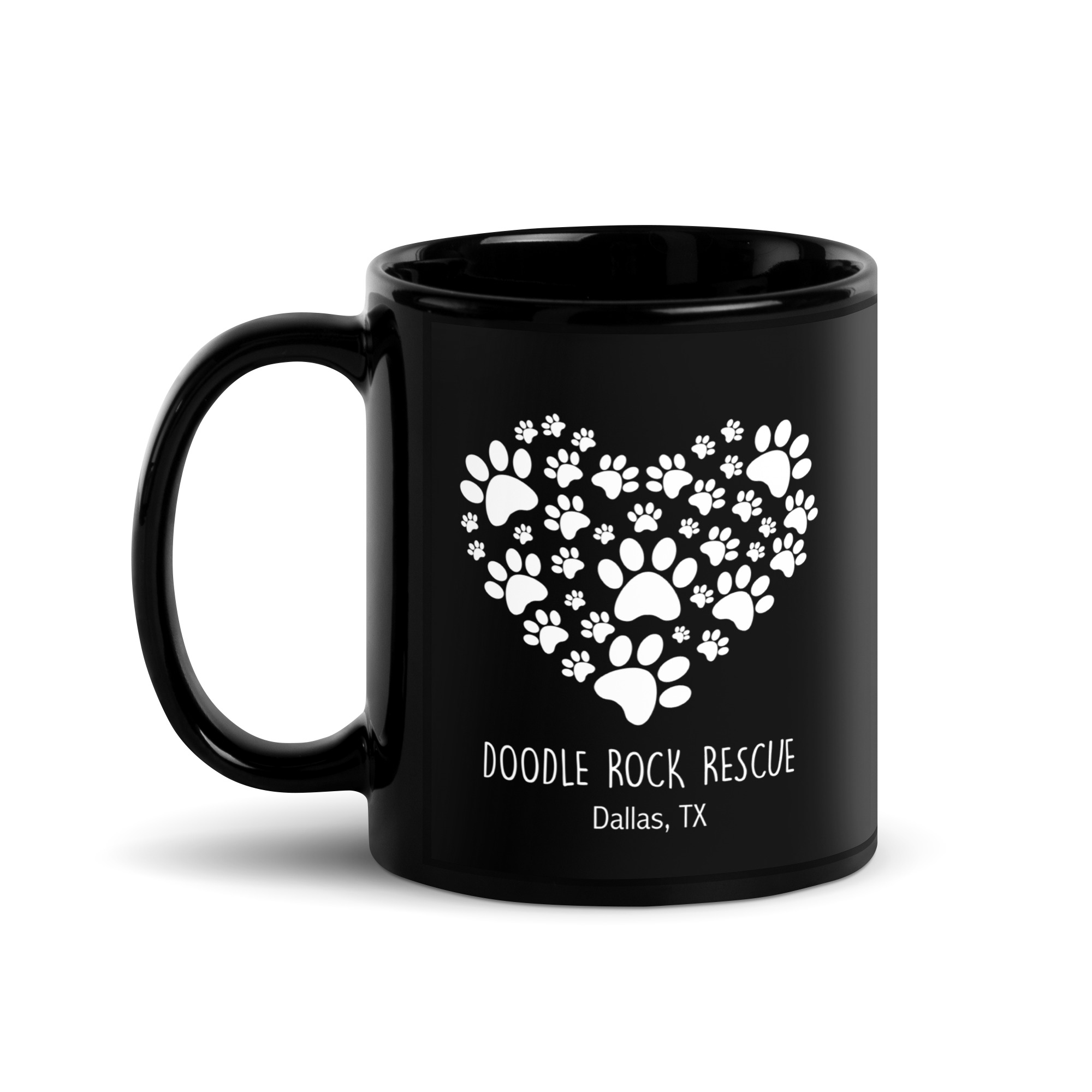 Dog Mom Era Black Glossy Mug - Image 2