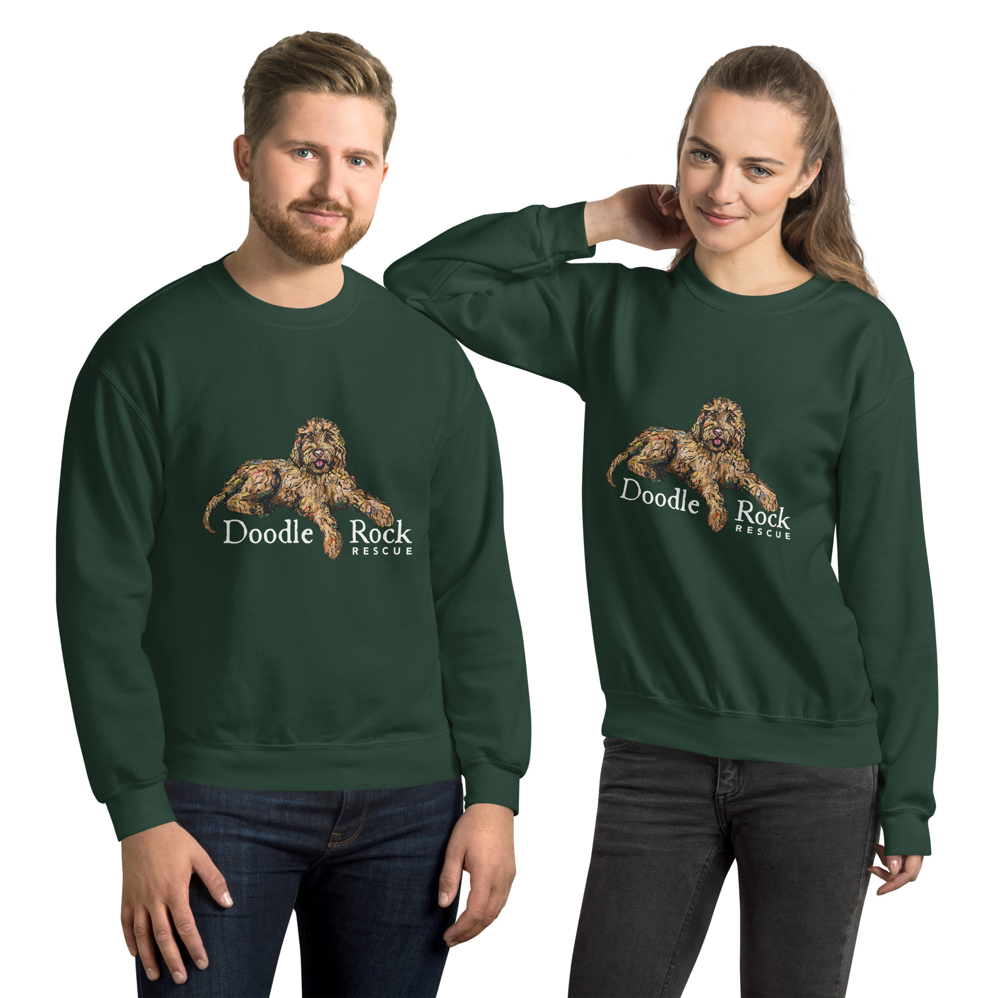 DRR Logo Unisex Sweatshirt - Image 4
