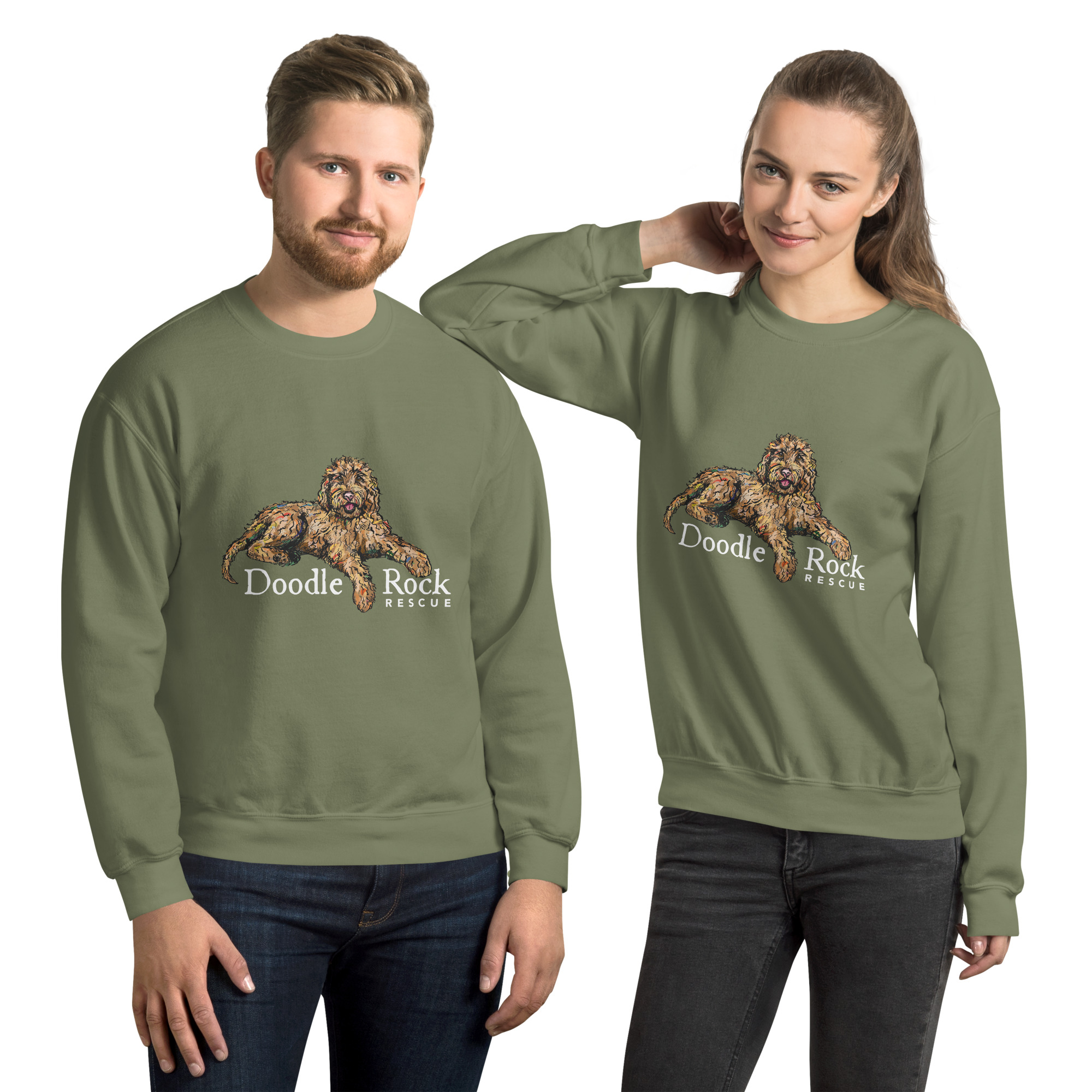 DRR Logo Unisex Sweatshirt - Image 9
