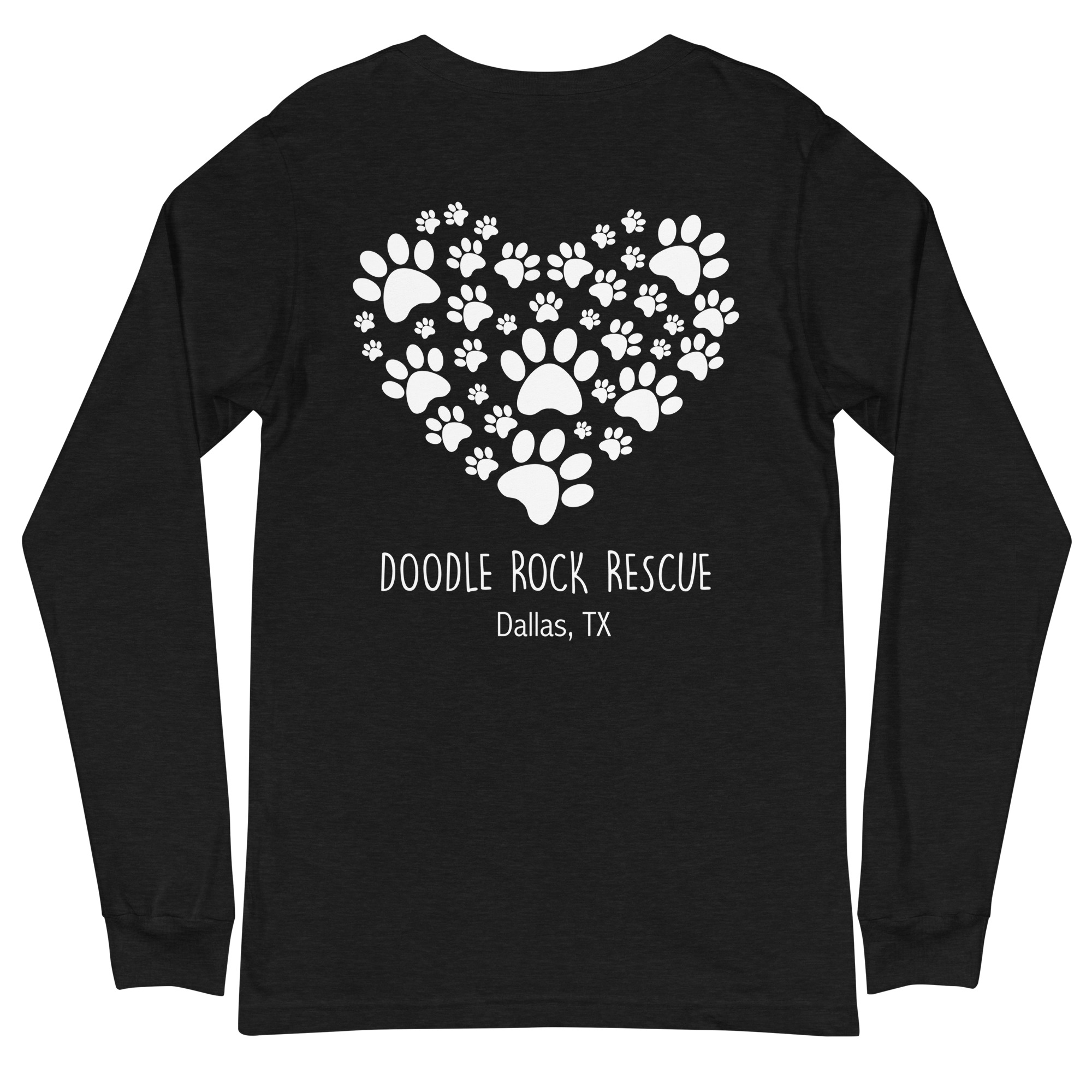 Paws Of Love Unisex Long Sleeve Tee - Image 3