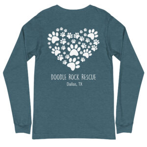 Paws Of Love Unisex Long Sleeve Tee