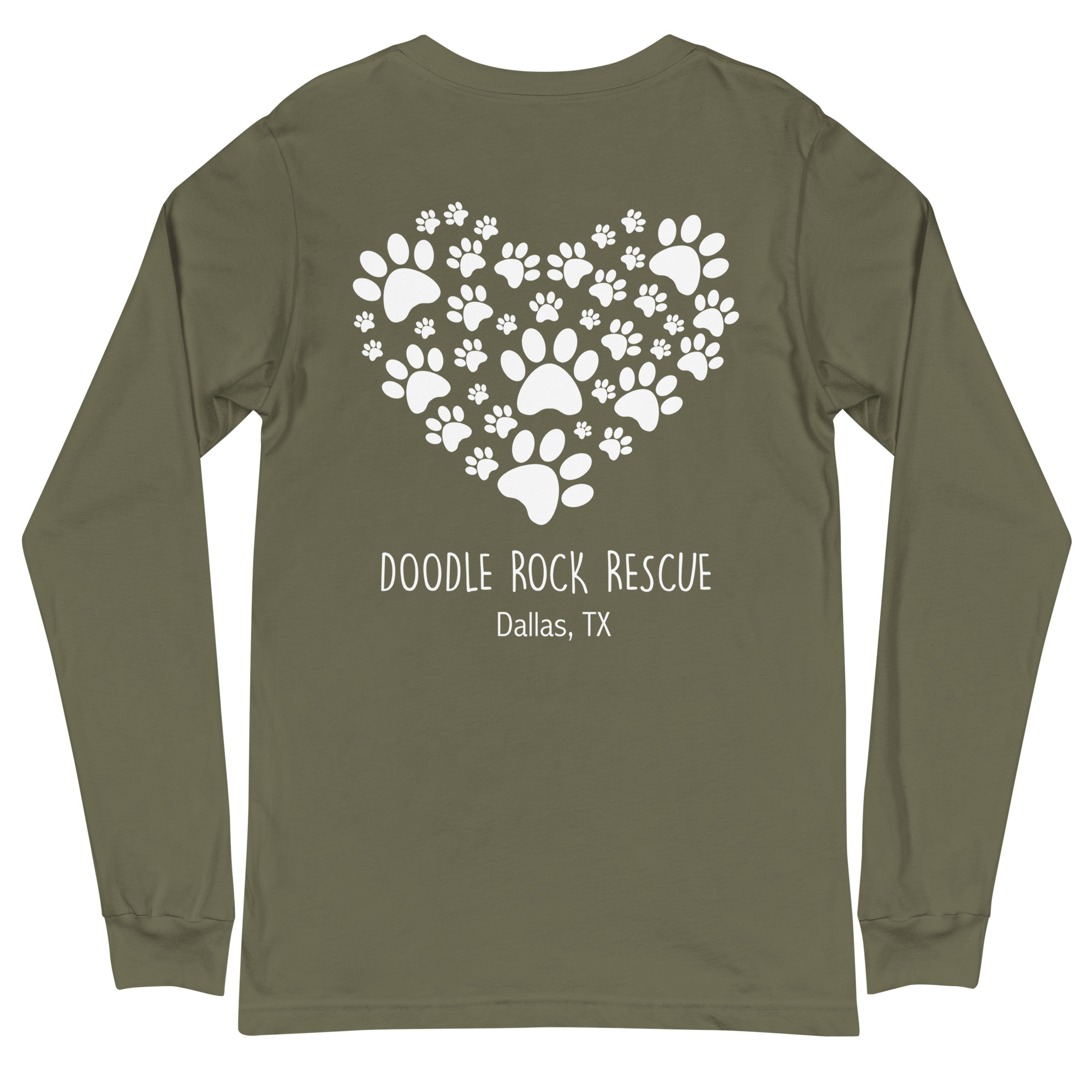 Paws Of Love Unisex Long Sleeve Tee - Image 24