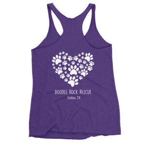Paws Of Love Women's Racerback Tank